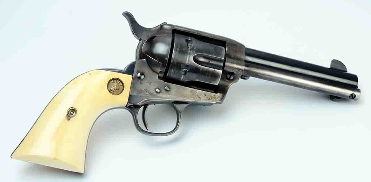 Bought at the end of 2022, this 45 is Mike’s most recent Colt SAA. It was made in 1919. In between, there have been more than 100 SAAs.
